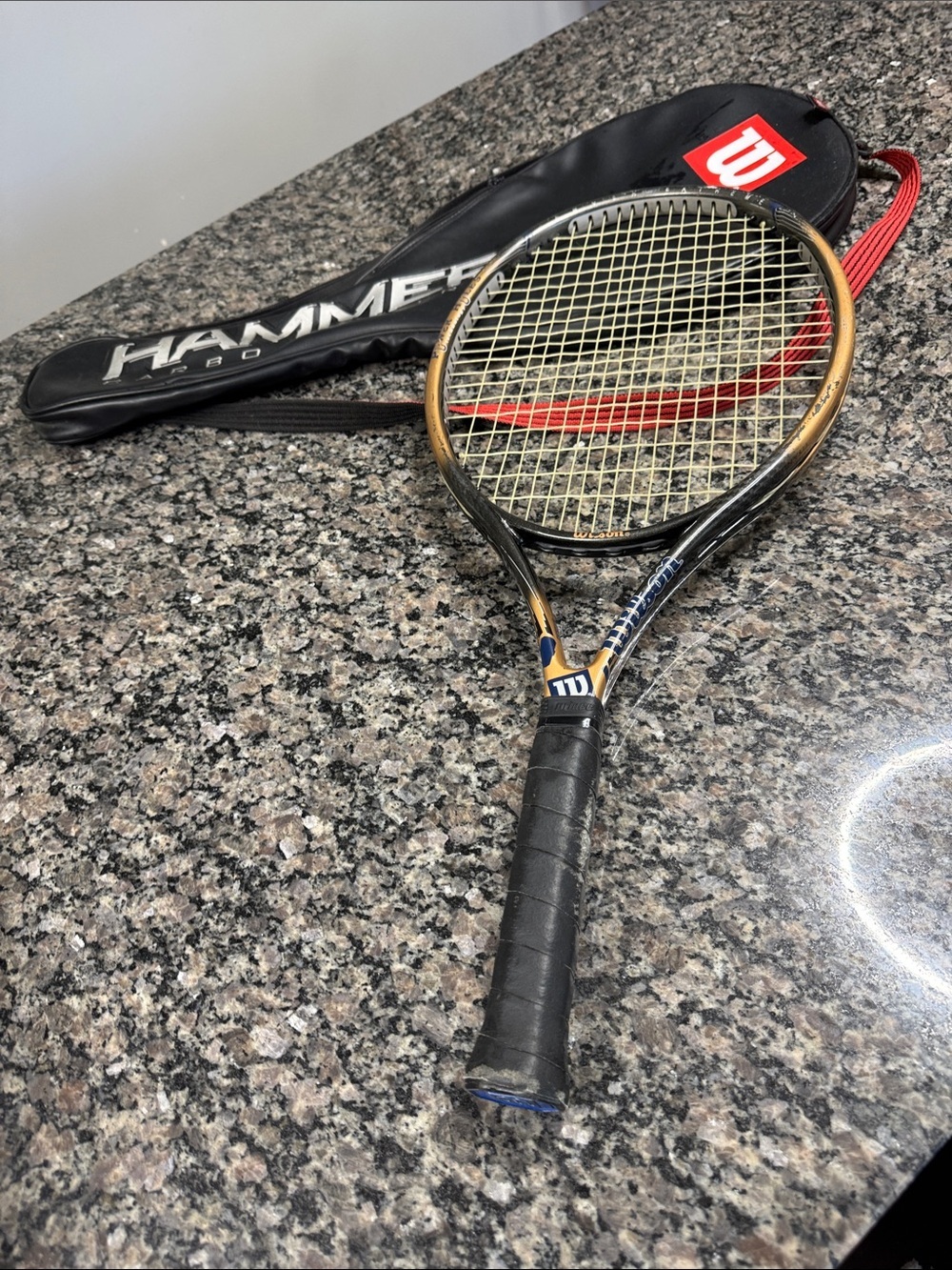 Wilson Hammer Tennis Racket and bag